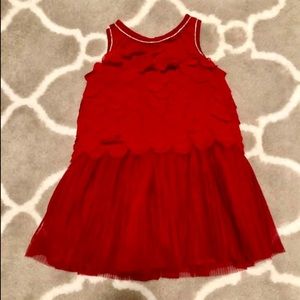 Red toddler holiday dress